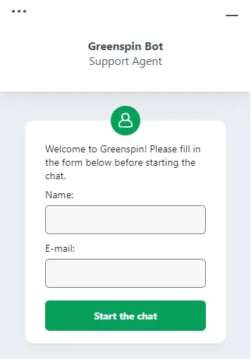 GreenSpin Live Chat